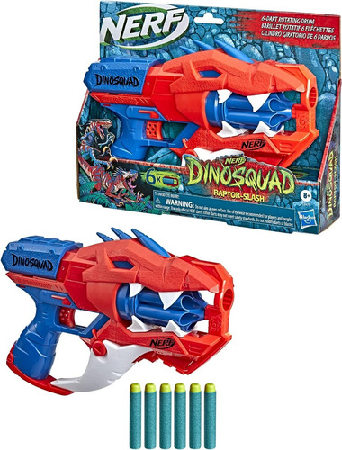 Nerf Dinosquad Raptor-slash Lanzador De Dardos