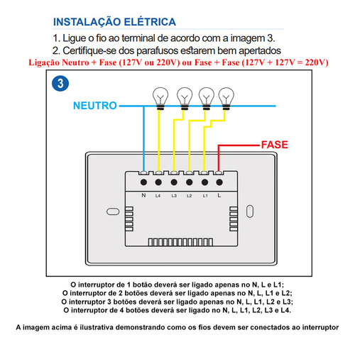 Interruptor Inteligente Zigbee Novadigital 1 Tecla Botão Touch Alexa Google Tuya Smart Life 110V 220V Bivolt Preto