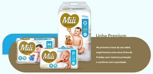 Imagem 4 de 5 de Fralda Mili Love & Care Giga - Altissima Qualidade Premium