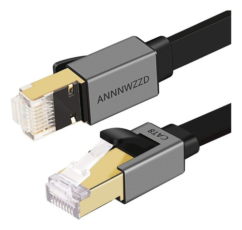 Cable De Red Ethernet Cat 8 Plano Alta Velocidad