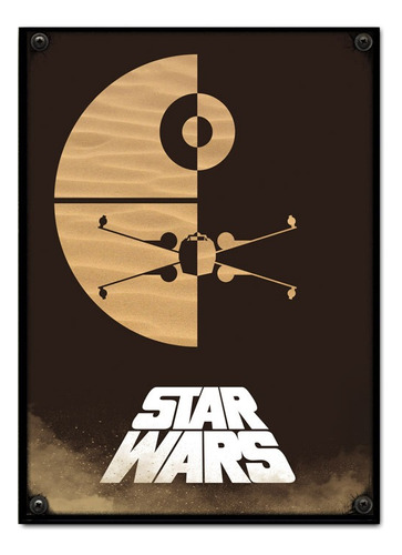 #593 - Cuadro Decorativo Vintage 30 X 40 - Star Wars Poster