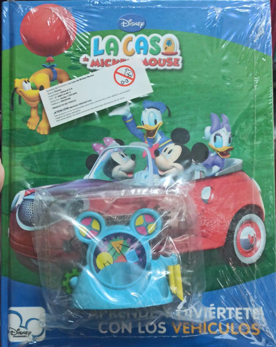 Mickey Mouse Aprende Diviértete Con Los Vehículos + Figura