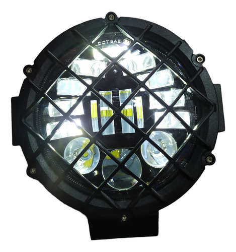 Faro Led Redondo 7 Pulgadas Drl Blanco Y Ambar