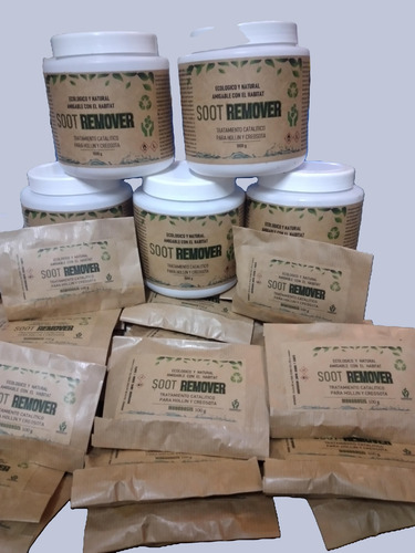 Deshollinador Ecológico Pote 1 Kg Para Chimeneas