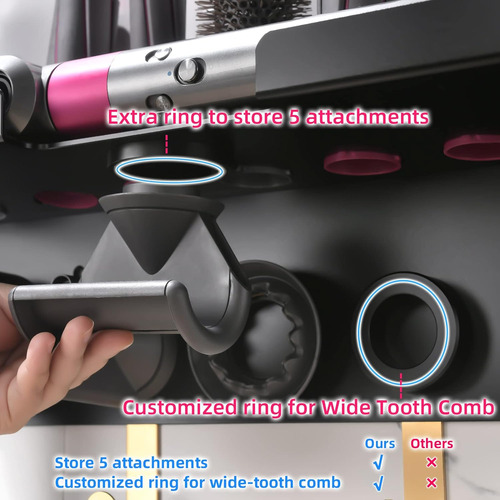 Dyson Airwrap Soporte De Pared, Soporte Para Secadora De Pel
