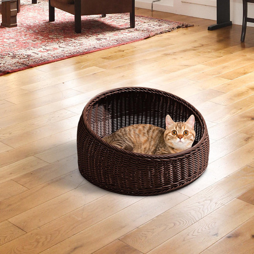 Cama For Dormir For Gatos, Cama For Perros De Mimbre De