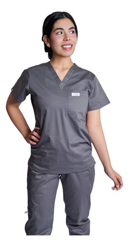 Ambo Medico Cocowear / New York Grey Con Puño Mujer