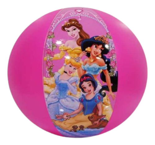 Pelota Inflable Para Playa Princesas Disney 16 Pulgadas