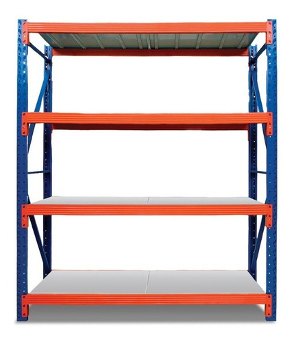 Imagen 2 de 2 de Estante Rack 200x200x60cm 800kg Incluye Envío Sólo Santiago