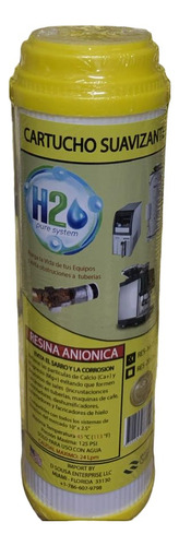 Caja De Cartucho Resina 10'' Para Filtro De Agua H2opure