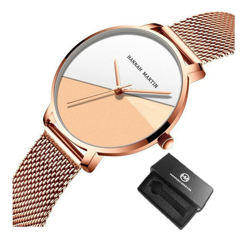 Reloj Hannah Martin 133 De Cuarzo Simple De Acero Inoxidable