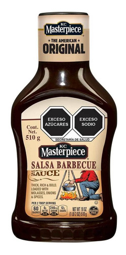 Salsa Barbecue Kc Materpiece Original 510gr