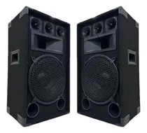 Comprar Par De Bafles Pasivos 12'' 300w 8 Ohms 3 Tweeter Madera