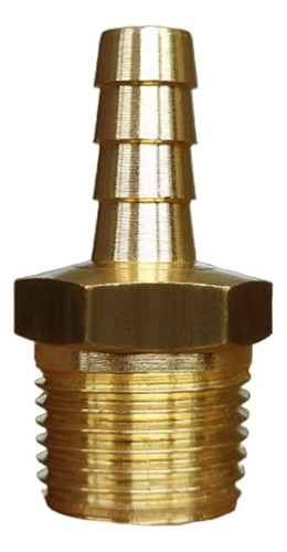 Espigão Fixo Npt 1/2 X 3/8 Latao Rosca Macho Garden