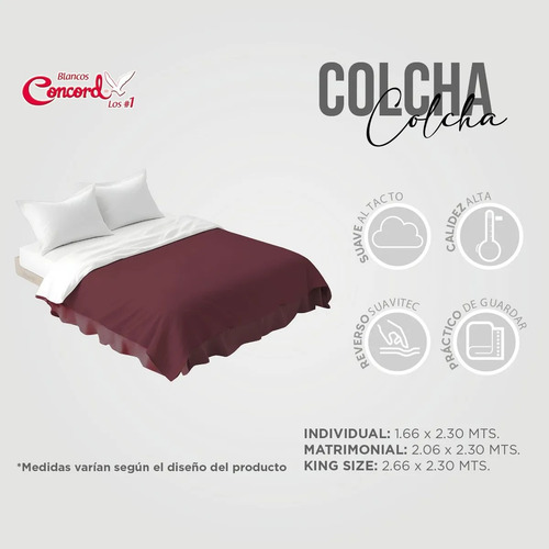Colcha Concord Neo Individual Capitonada Varios Colores