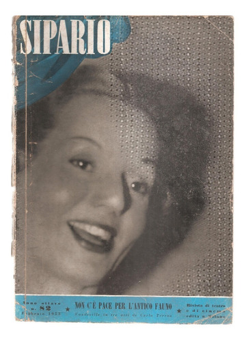 Revista Sipario Teatro Cinema Italiano Nº 82 Febraio 1953