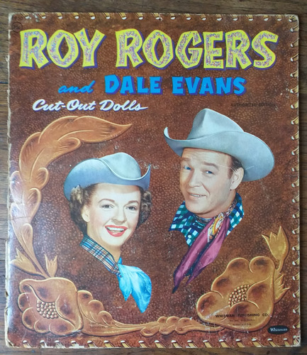Roy Rogers & Dale Evans, Cut Out Dolls, Muñecos De Papel 