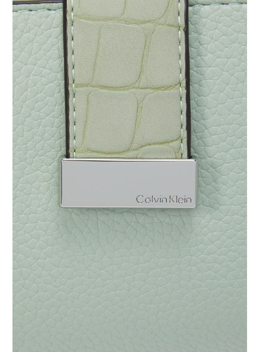 Carteira Casual Calvin Klein Amara Com Corda Desert Sage Tam