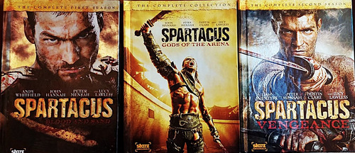 Dvd Original Spartacus 3 Temporadas. Importadas. (Usado)