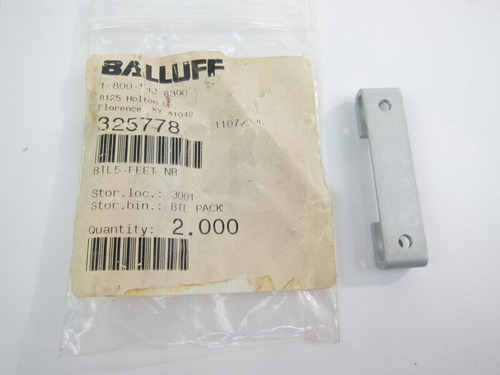 New Balluff Btl5-feet-nr Aluminum Mounting Foot Kit Btl5 Eek