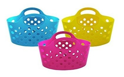  Storage Basket, De Plástico), Varios Colores Brillantes