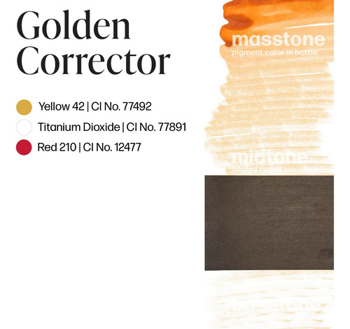 Permablend Golden Corrector - Pigmento Para Corregir Tonos