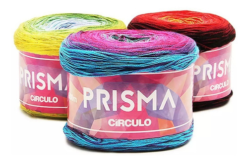 Hilo circular con forma de prisma, 600 m, 150 g, Tex 250, para tejer a ganchillo, color 9590, enebro