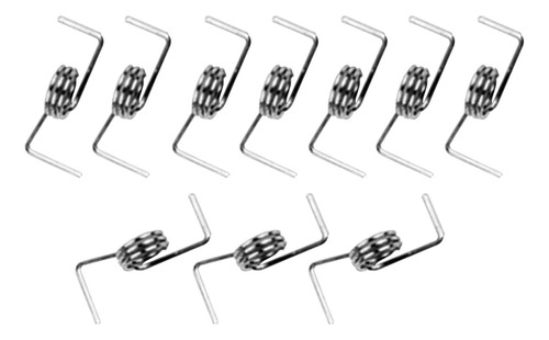 2 X 10 Uds. Clips De Resorte De Muelles De Torsión De 3 Mm.
