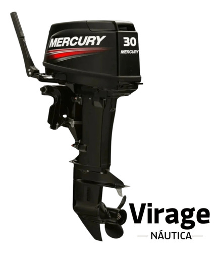 Motor De Popa Mercury 30hp Partida Elétrica 30eh 2 Tempos