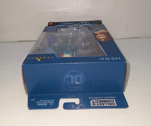 Dc Multiverse Mattel Mera Baf Trench Warrior En Caja (Usado)