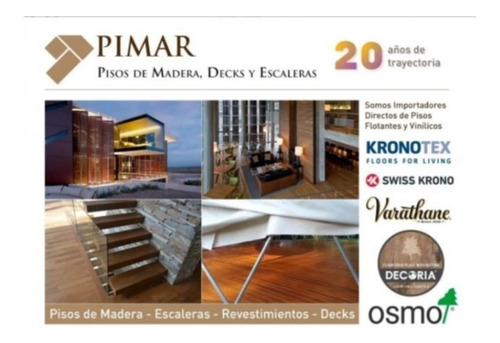 Imagen 5 de 5 de Piso Flotante Egger 8mm Con Click - Roble Norte Marron