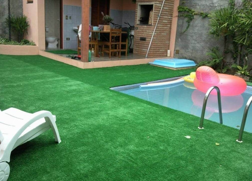Imagem 2 de 8 de Grama Sintetica Artificial - Externa Jardim Impermeável 1m²