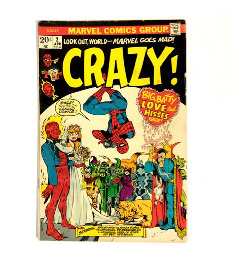Marvel's Crazy! #2 - Marvel Comics 1973 Inglés