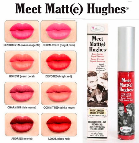 Pack X 3 Labiales Meet Matte Hughes Larga Duracion