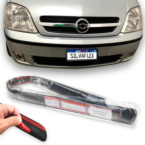 Gomas Proteccion Paragolpes Kit Delantero+trasero Chevrolet Meriva 2002 N Silvaflex