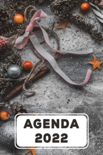 Agenda 2022: Agenda Semanal Navidad De Un Año Enero 2022 A D