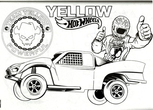 Juego De Libros Para Colorear Hot Wheels Paquete Actividades Color