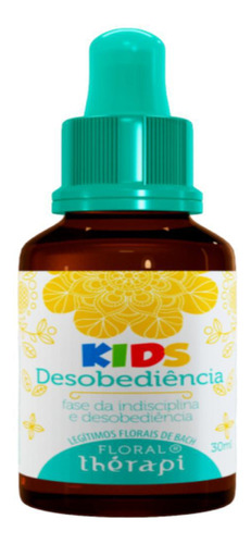 Floral De Bach Fase De Indisciplina Desobediência Kids 30ml