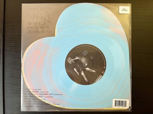 Taylor Swift - Lover ( Live From Paris ) - Vinilo Corazón