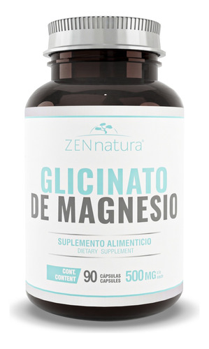 Glicinato De Magnesio 90 Caps Zen Natura