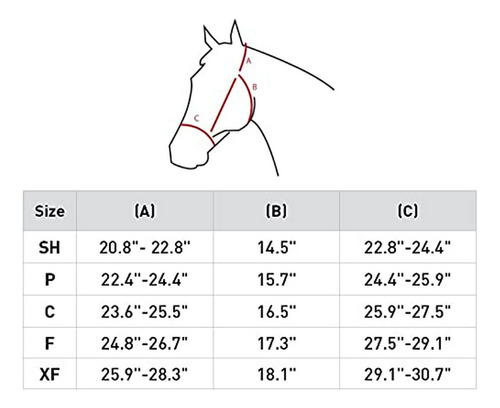 Halter Ajustable Para Caballo Con Forro De Felpa - Tan - Pon