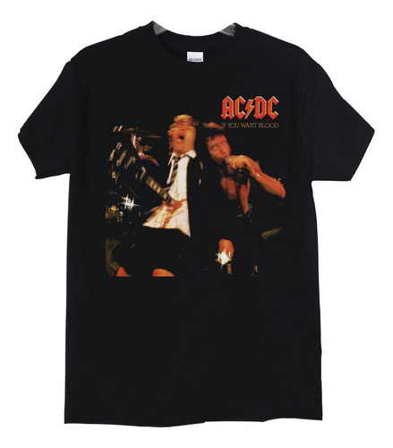 Polera Acdc If You Want Blood Rock Abominatron