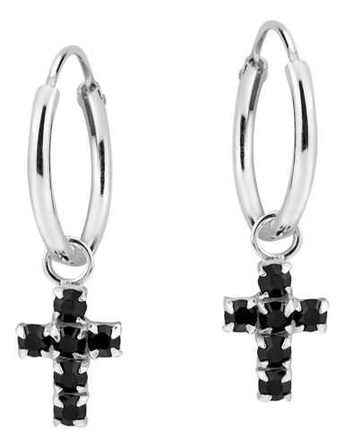 Pendientes Colgantes Con Encanto De Plata De Ley 925 Con Cir