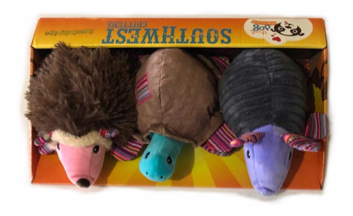 Pack 3 Juguetes Peluches Perros  Animales Texturas Y Sonidos