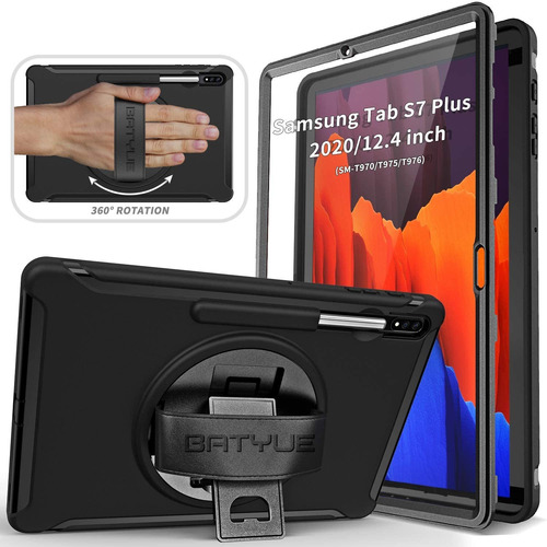 Funda Para Tablet Samsung Galaxy Tab S7 Plus Con Protector