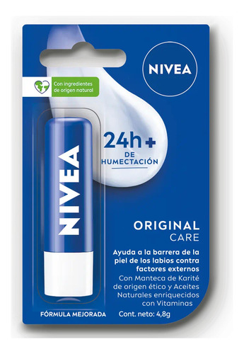 Nivea Protector Labial Care Bálsamo Humectante Original Care