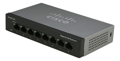 Switch 8 Puertos Cisco Sf100d-08 Rj45 Tp-link Ethernet Nuevo