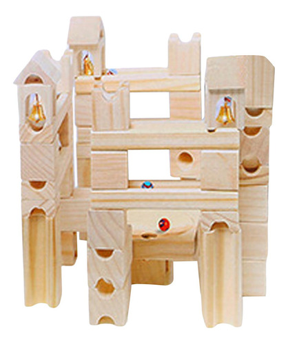 Marble Run Building Block Marble Track Maze Game 80 Piezas