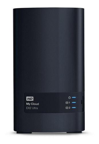 Disco NAS externo Western Digital My Cloud EX2 Ultra WDBVBZ0040JCH 4TB negro