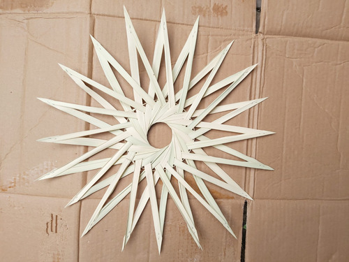 5 Estrellas Decorativas De Palma Seca Todos Santos Xantolo